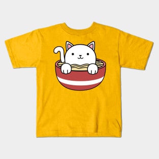 Meow-Ramen Kids T-Shirt